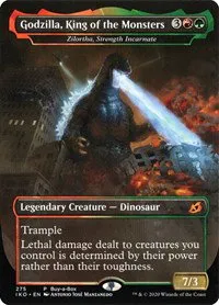 Godzilla, King of the Monsters - Zilortha, Strength Incarnate - Foil Godzilla King Of The Mons