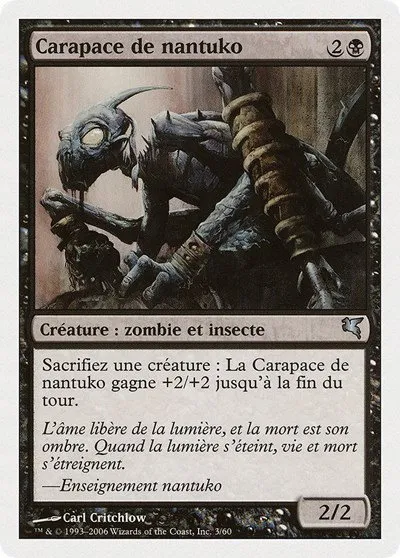 Nantuko Husk (French) - "Carapace de nantuko" - French