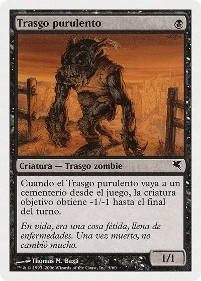 Festering Goblin (Spanish) - "Trasgo purulento" - Spanish