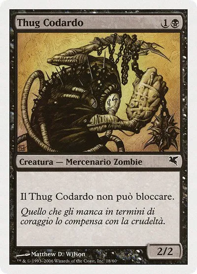 Spineless Thug (Italian) - "Thug Codardo" - Italian