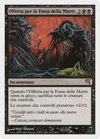 Death Pit Offering (Italian) - "Offerta per la Fossa della Morte" - Italian