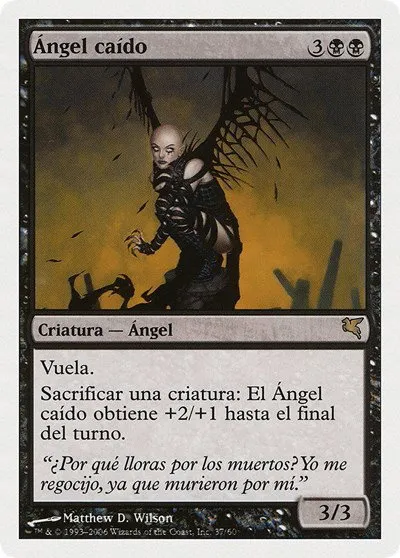 Fallen Angel (Spanish) - "Ángel caído" - Spanish