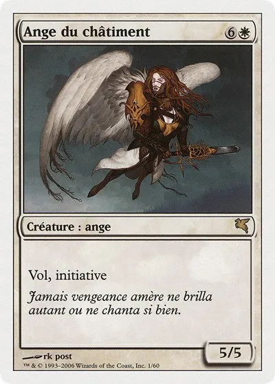 Angel of Retribution (French) - "Ange du châtiment" - French