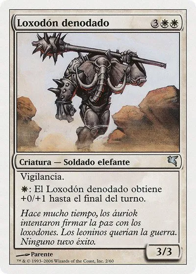 Loxodon Stalwart (Spanish) - "Loxodón denodado" - Spanish