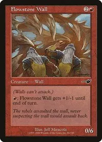Flowstone Wall - Foil Flowstone Wall