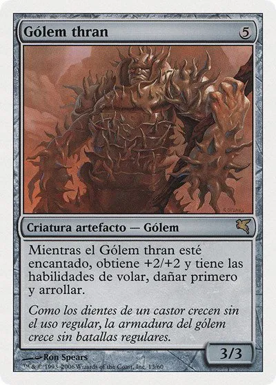 Thran Golem (Spanish) - "Gólem thran" - Spanish