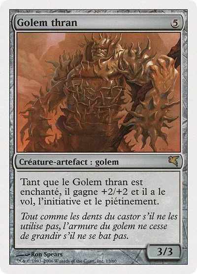 Thran Golem (French) - "Golem thran" - French