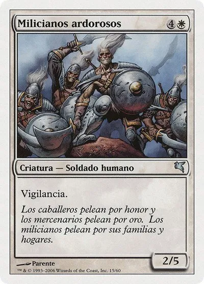 Ardent Militia (Spanish) - "Milicianos ardorosos" - Spanish