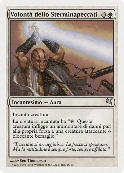 Sinstriker's Will (Italian) - "Volontà dello Sterminapeccati" - Italian