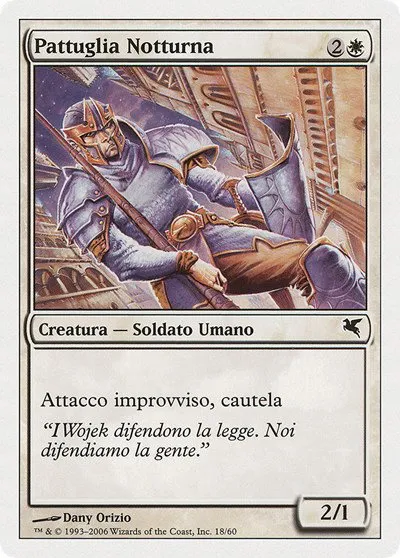 Nightguard Patrol (Italian) - "Pattuglia Notturna" - Italian