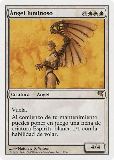 Luminous Angel (Spanish) - "Ángel luminoso" - Spanish