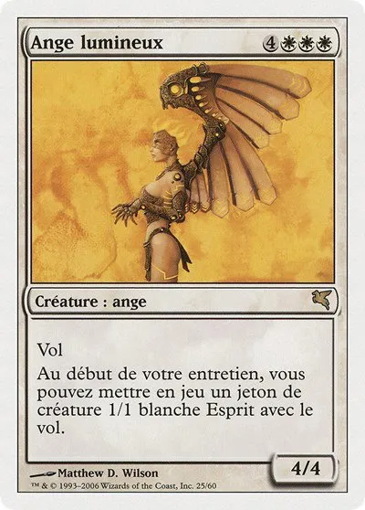 Luminous Angel (French) - "Ange lumineux" - French