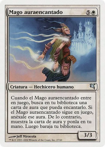 Auratouched Mage (Spanish) - "Mago auraencantado" - Spanish