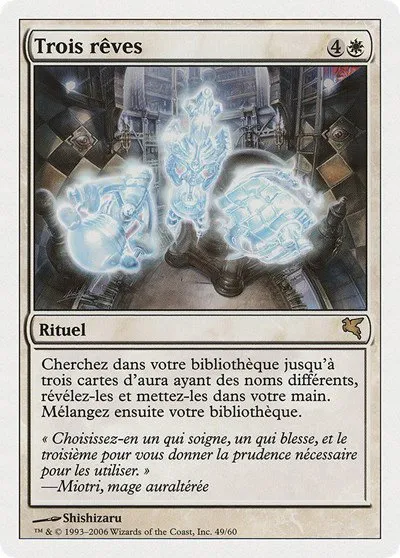 Three Dreams (French) - "Trois rêves" - French