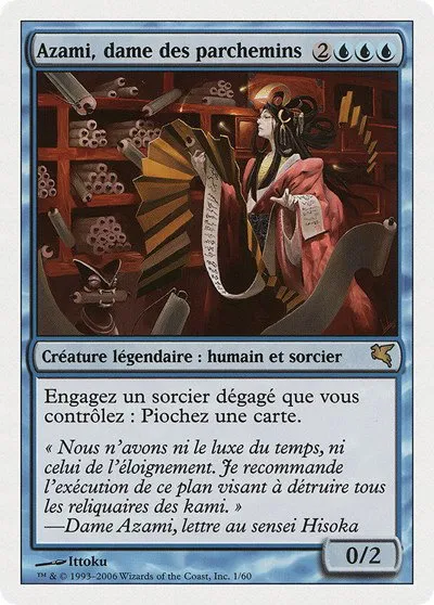 Azami, Lady of Scrolls (French) - "Azami, dame des parchemins" - French