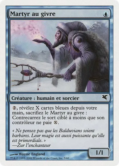 Martyr of Frost (French) - "Martyr au givre" - French
