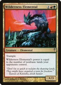 Wilderness Elemental - Foil