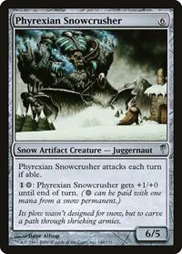 Phyrexian Snowcrusher - Foil