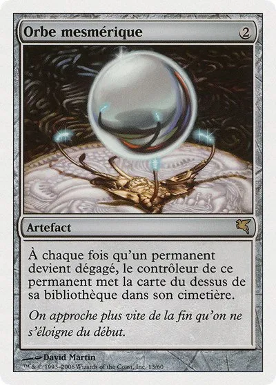 Mesmeric Orb (French)- "Orbe mesmérique" - French