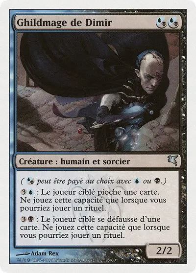 Dimir Guildmage (French) - "Ghildmage de Dimir" - French