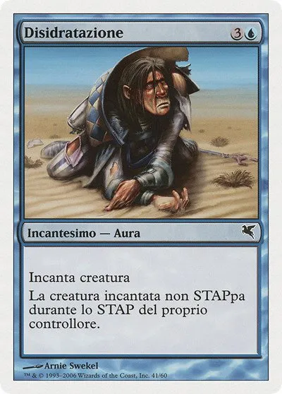 Dehydration (Italian) - "Disidratazione" - Italian