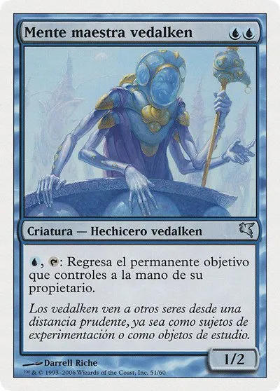 Vedalken Mastermind (Spanish) - "Mente maestra vedalken" - Spanish