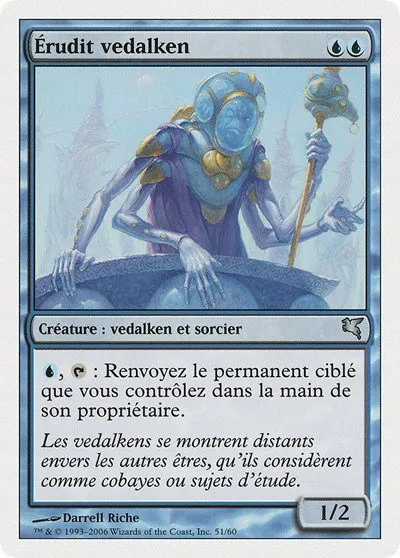 Vedalken Mastermind (French) - "Érudit vedalken" - French