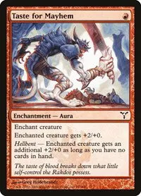 Taste for Mayhem - Foil