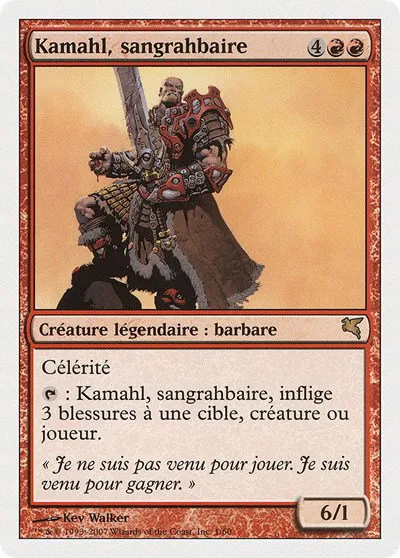 Kamahl, Pit Fighter (French) - "Kamahl, sangrahbaire" - French