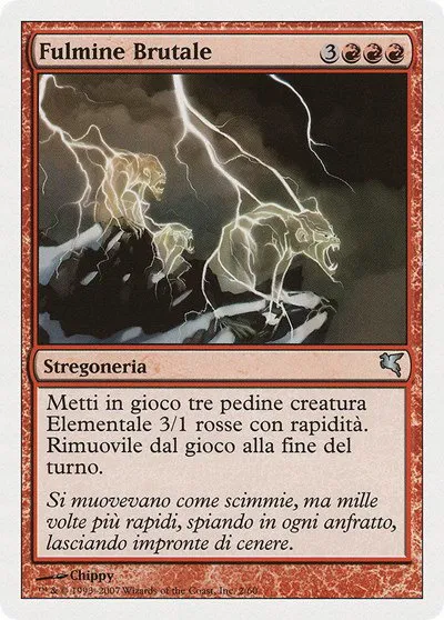 Feral Lightning (Italian) - "Fulmine Brutale" - Italian