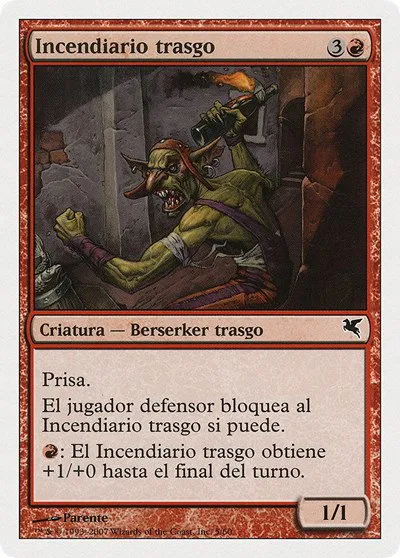 Goblin Fire Fiend (Spanish) - "Incendiario trasgo" - Spanish
