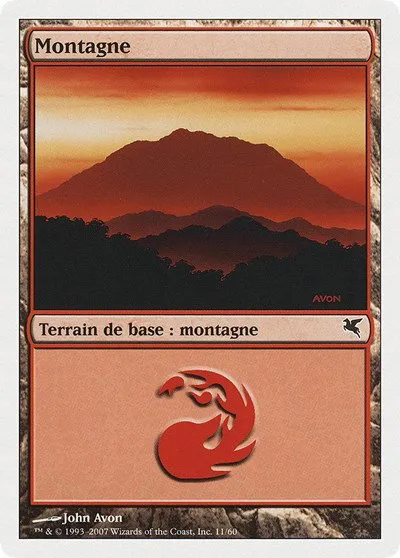 Mountain (French) - "Montagne" - French