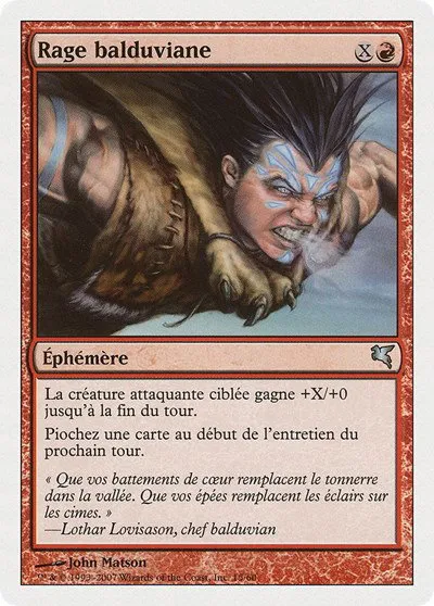 Balduvian Rage (French) - "Rage balduviane" - French