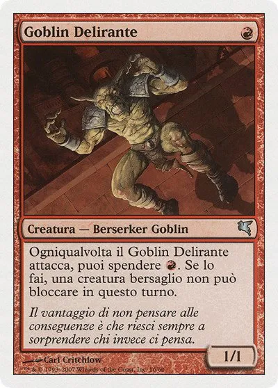 Frenzied Goblin (Italian) - "Goblin Delirante" - Italian