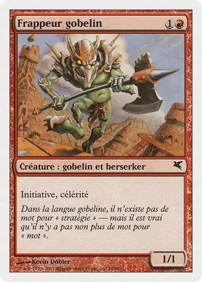 Goblin Striker (French) - "Frappeur gobelin" - French