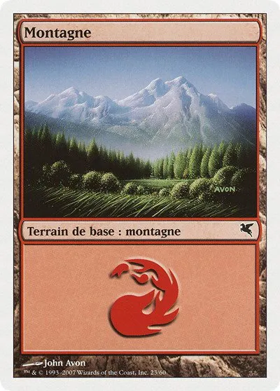 Mountain (French) - "Montagne" - French