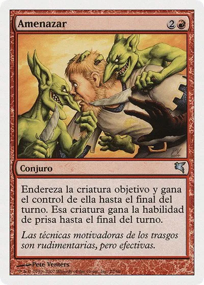 Threaten (Spanish) - "Amenazar" - Spanish