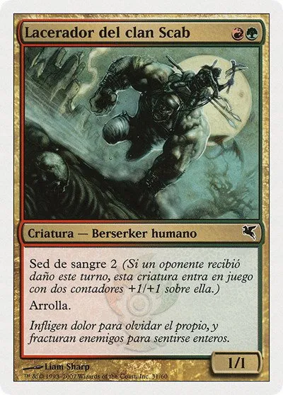 Scab-Clan Mauler (Spanish) - "Lacerador del clan Scab"