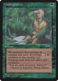 Undergrowth - Holding Axe