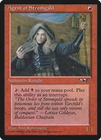 Agent of Stromgald - Woman Holding Staff
