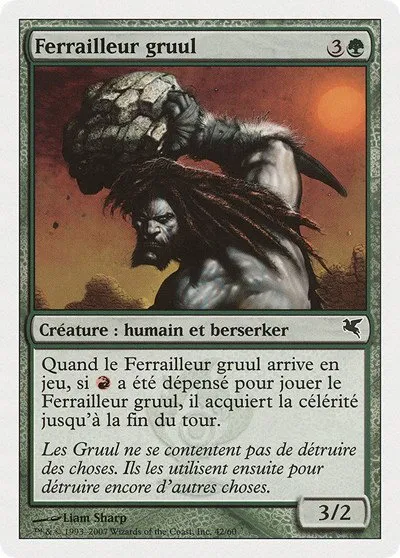 Gruul Scrapper (French) - "Ferrailleur gruul" - French