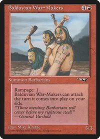 Balduvian War-Makers - Gen Varchild Flavor