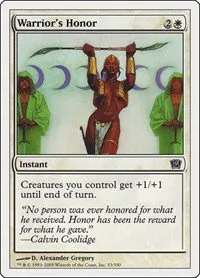 Warrior's Honor - Foil