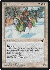 Kjeldoran Escort - Green Blanketed Dog
