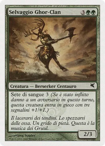 Skarrg, the Rage Pits (Italian) - "Selvaggio Ghor-Clan" - Italian