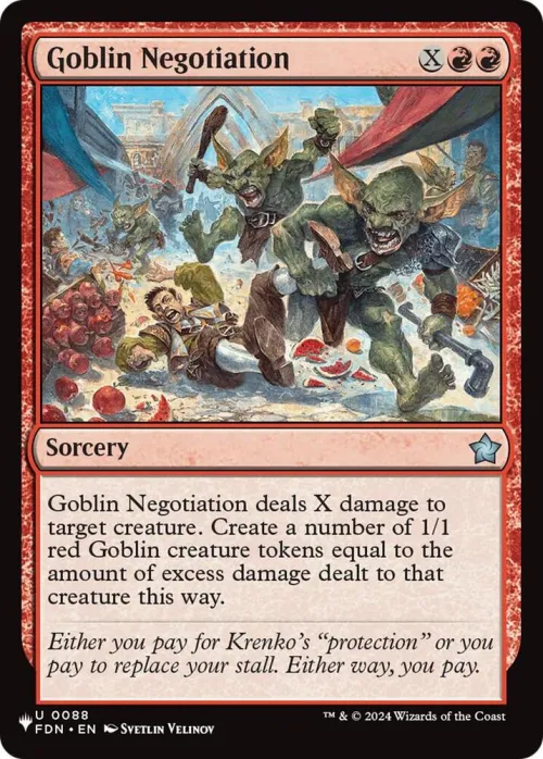 Goblin Negotiation - Normal Goblin Negotiation