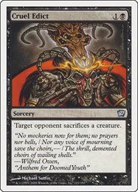 Cruel Edict - Foil