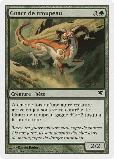 Herd Gnarr (French) - "Gnarr de troupeau" - French