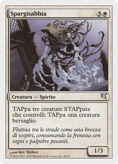 Sandsower (Italian) - "Spargisabbia" - Italian