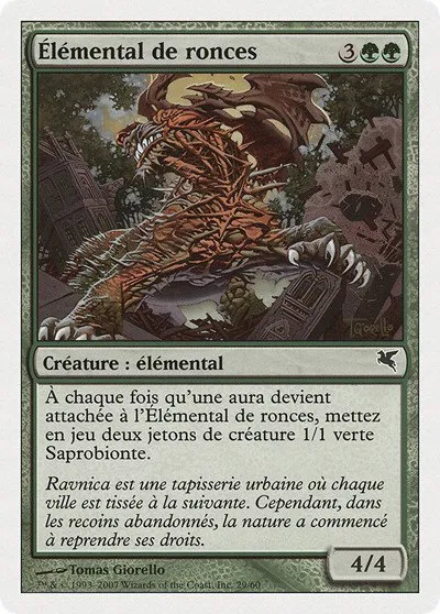 Bramble Elemental (French) - "Elemental de ronces" - French